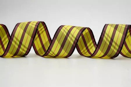Tartan Plaid Woven Ribbon - Tartan Plaid Woven Ribbon
